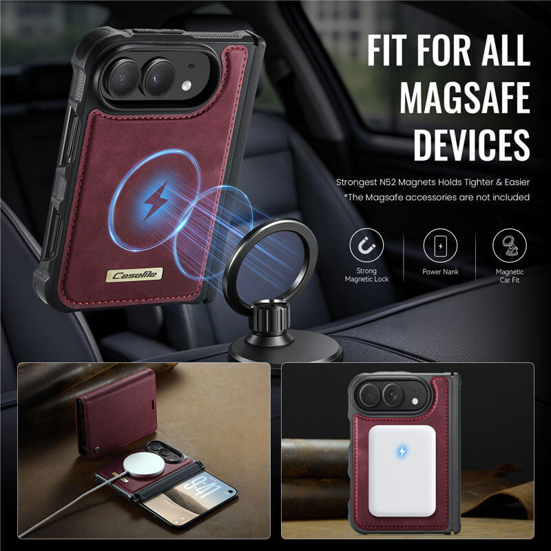 CaseMe iPhone Duo Wallet Case
