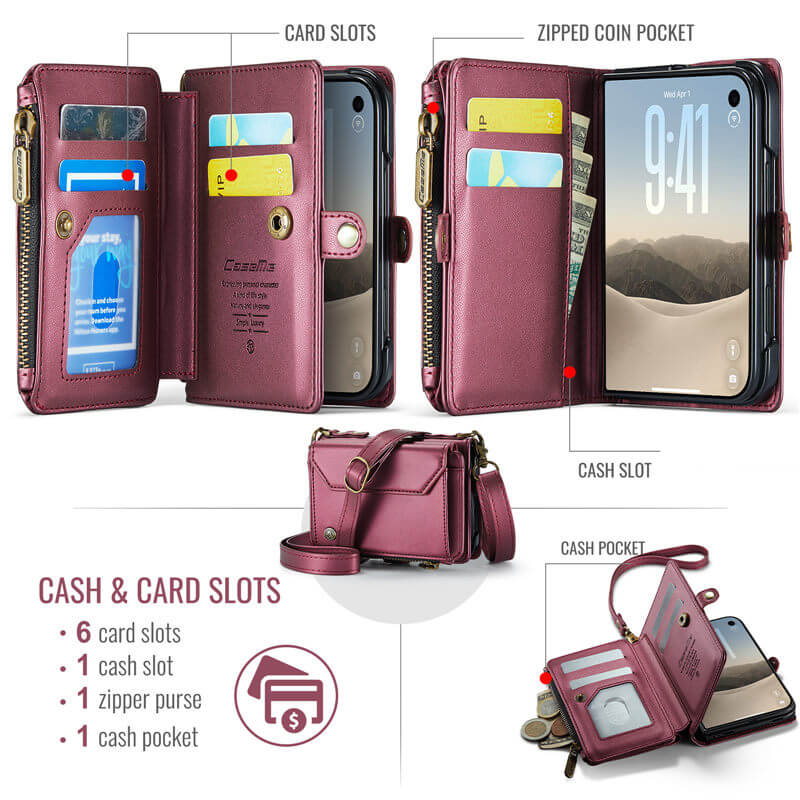 CaseMe iPhone Duo Wallet Case