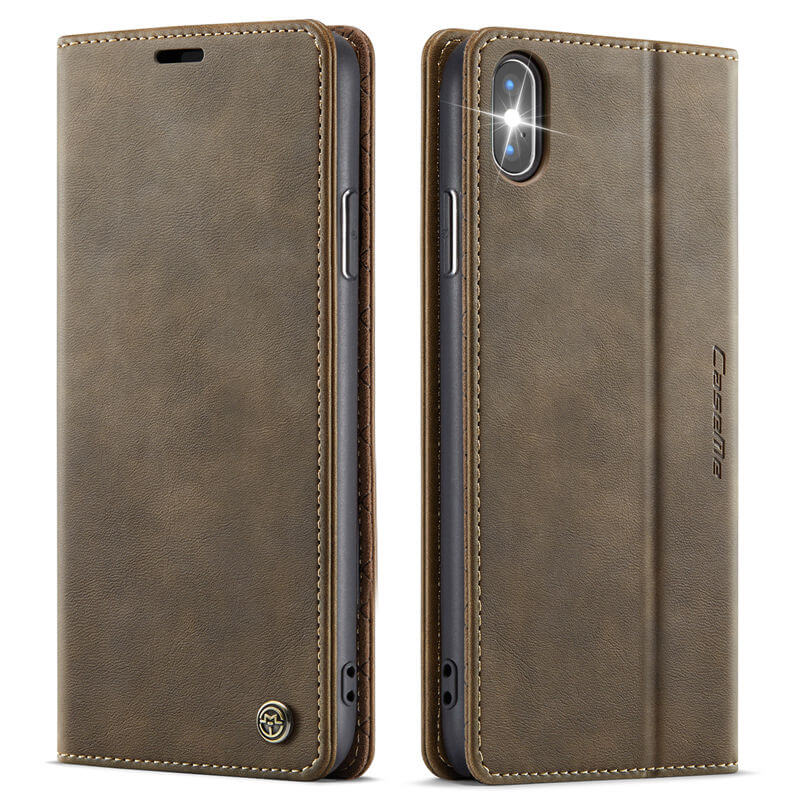CaseMe iPhone X/XS Magnetic Wallet Case with RFID Blocking