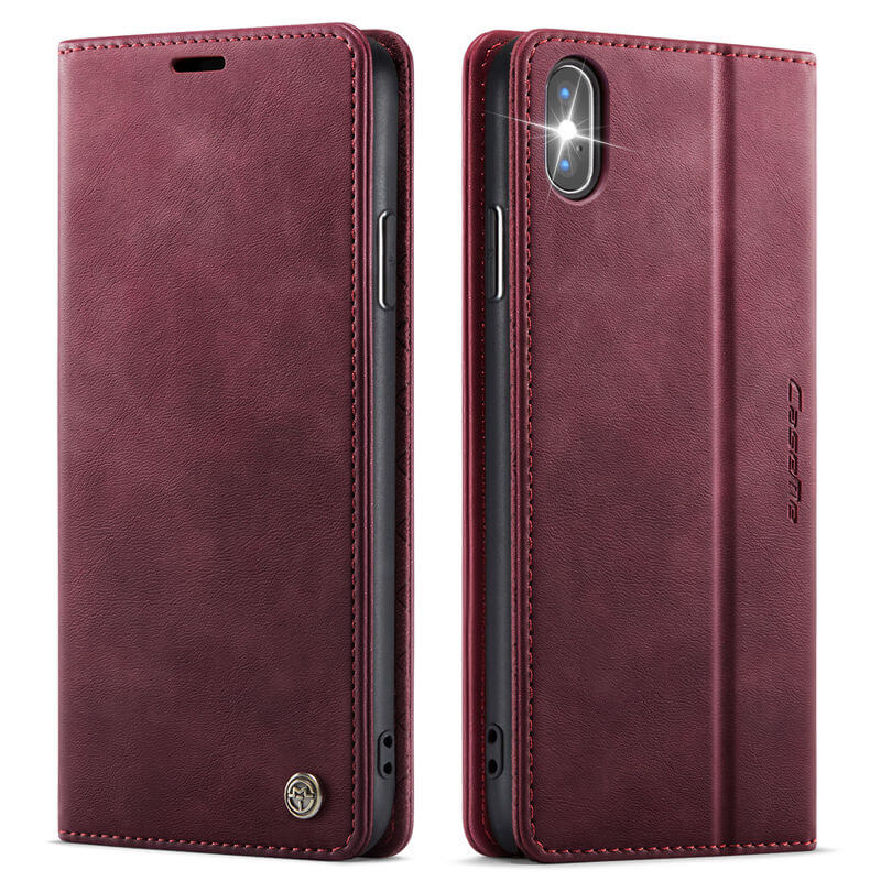 CaseMe iPhone X/XS Magnetic Wallet Case with RFID Blocking