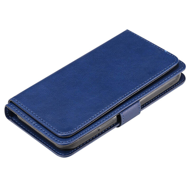 For iPhone 16 Wallet 10 Card Slots Leather Case