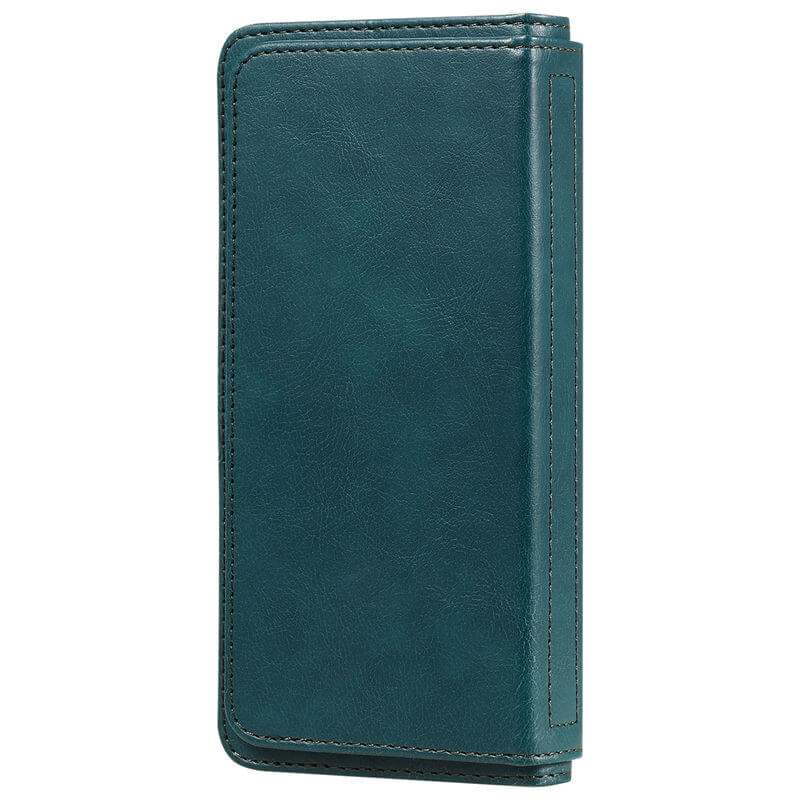 For iPhone 16 Wallet 10 Card Slots Leather Case