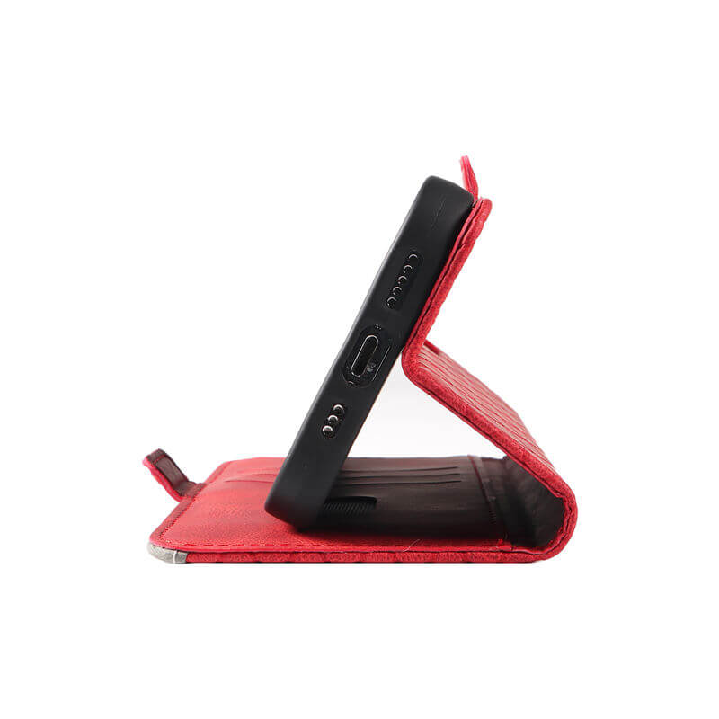 For iPhone 16 Color Splicing Wallet Kickstand Magnetic Case