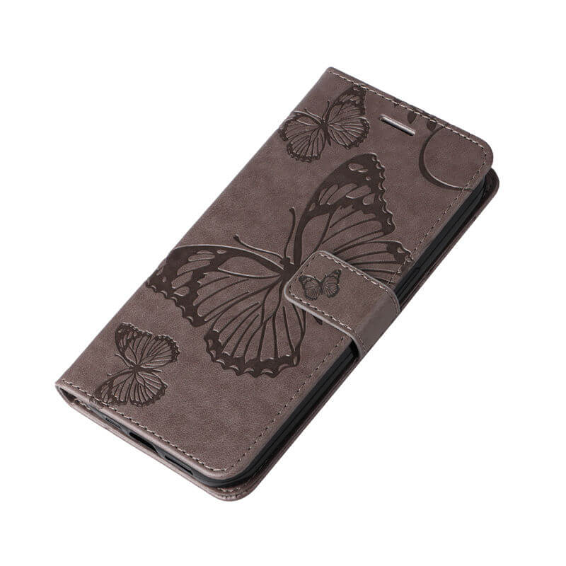 For iPhone 16 Butterfly Embossed Wallet Magnetic Case