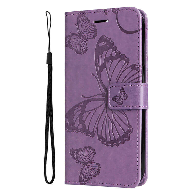 For iPhone 16 Butterfly Embossed Wallet Magnetic Case