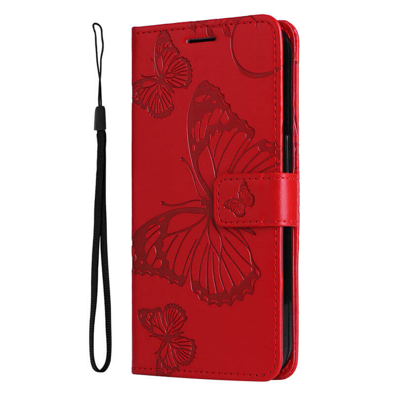 For iPhone 16 Butterfly Embossed Wallet Magnetic Case