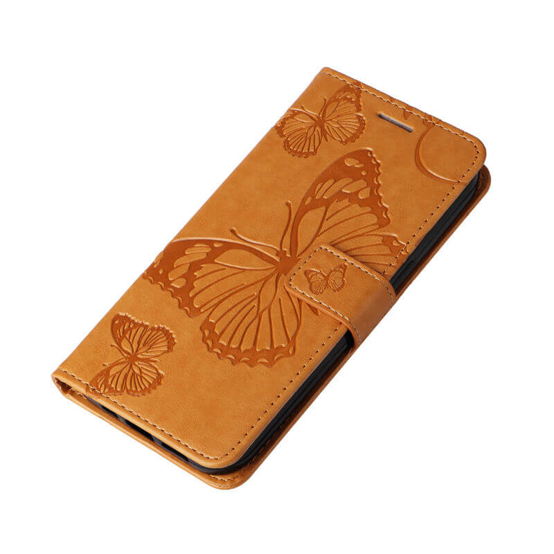 For iPhone 16 Butterfly Embossed Wallet Magnetic Case