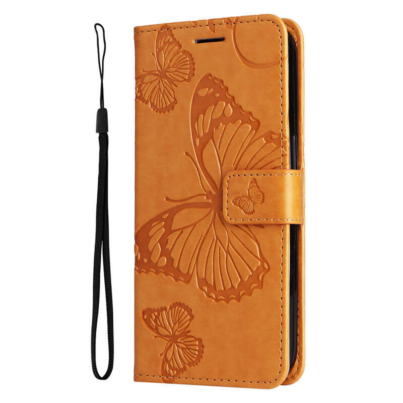 For iPhone 16 Butterfly Embossed Wallet Magnetic Case