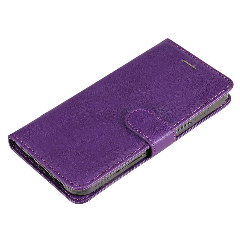 For iPhone 16 Plus Solid Color Wallet Magnetic Kickstand Case