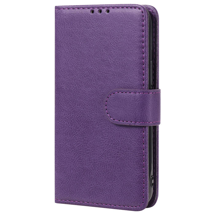 iPhone 12 Wallet Magnetic Detachable 2 in 1 Case Purple