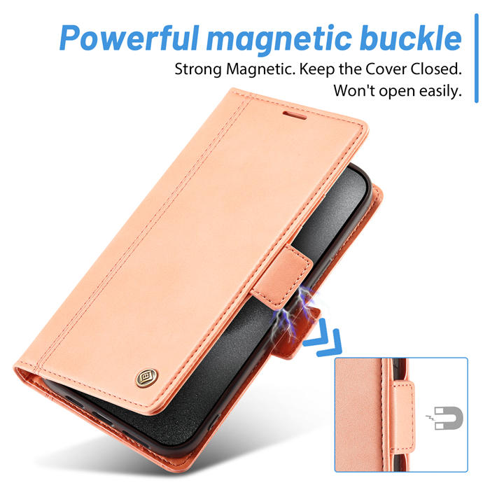 LC.IMEEKE Wallet Kickstand Magnetic Buckle Phone Case