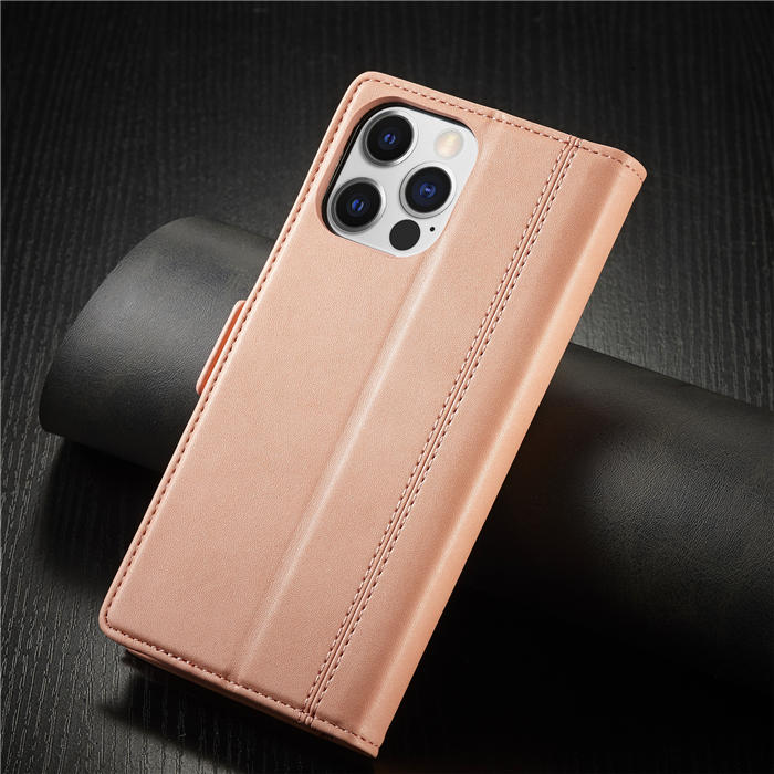 LC.IMEEKE Wallet Kickstand Magnetic Buckle Phone Case