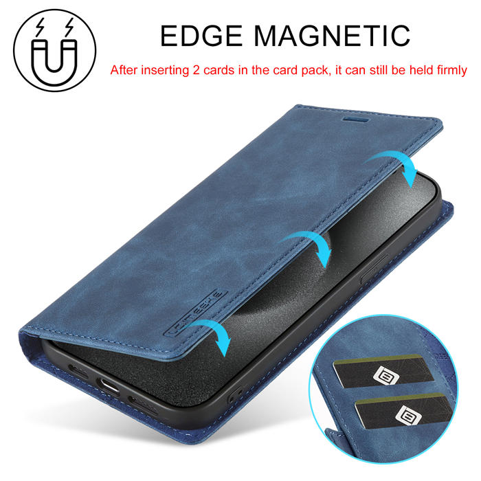 LC.IMEEKE iPhone 15 Pro Max Wallet Magnetic Case