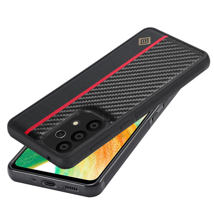 LC.IMEEKE Samsung Galaxy A53 5G Carbon Fiber Texture Phone Cover