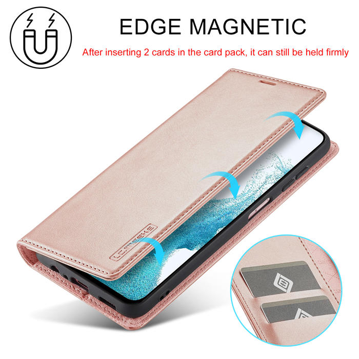 LC.IMEEKE Samsung Galaxy S23 FE Wallet Magnetic Case