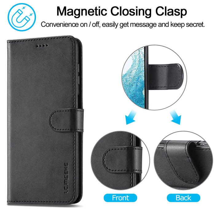 LC.IMEEKE Samsung Galaxy S23 FE Wallet Magnetic Case