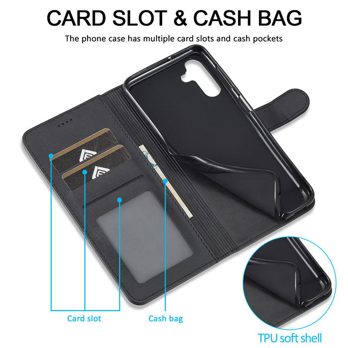 LC.IMEEKE Samsung Galaxy S23 FE Wallet Magnetic Case