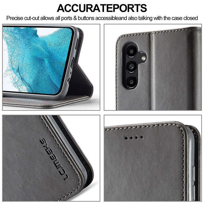 LC.IMEEKE Samsung Galaxy S23 FE Wallet Magnetic Case