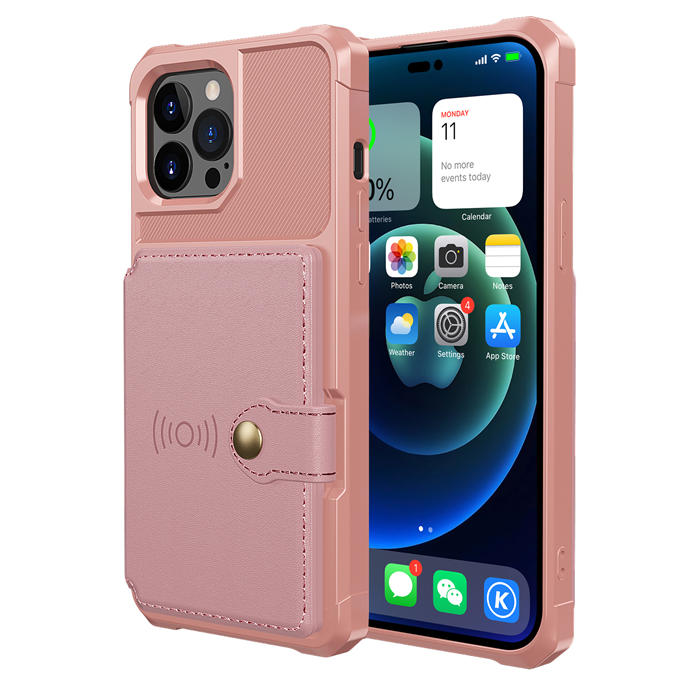 Kickstand Card Holder PU Leather Coated TPU Phone Case