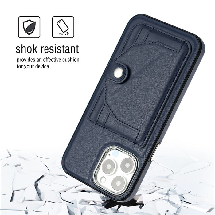 Silm Wallet Design Kickstand Card Holder Phone Case