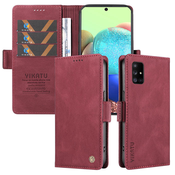 YIKATU Samsung Galaxy A71 5G Wallet Kickstand Case