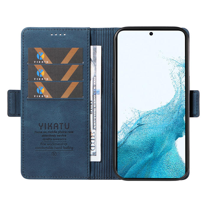 YIKATU Samsung Galaxy S21 FE Wallet Kickstand Case