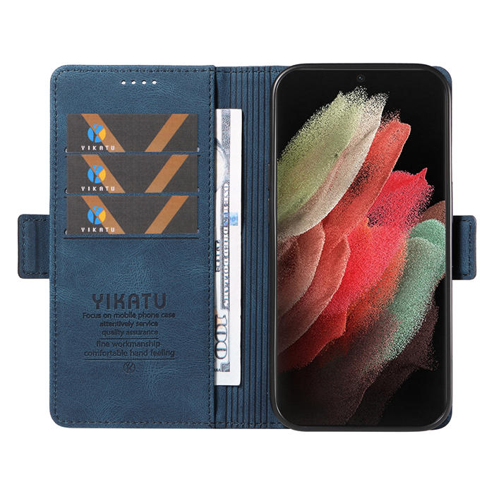 YIKATU Samsung Galaxy S21 Ultra Wallet Kickstand Case