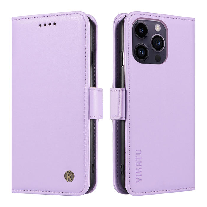 YIKATU iPhone 14 Pro Max Wallet Magnetic Flip Stand Case