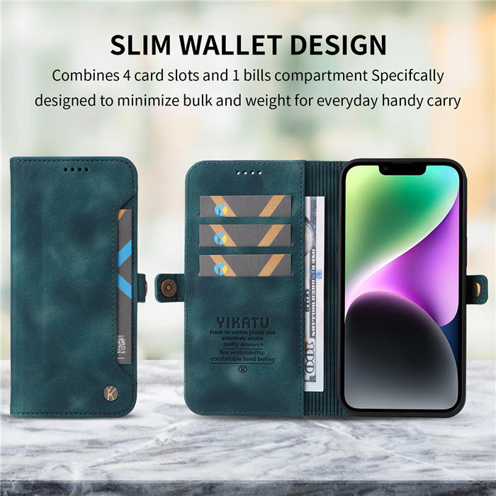 YIKATU Wallet Magnetic Stand Phone Case