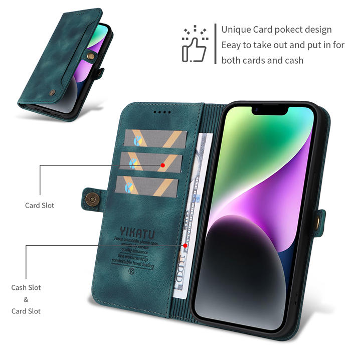 YIKATU Wallet Magnetic Stand Phone Case