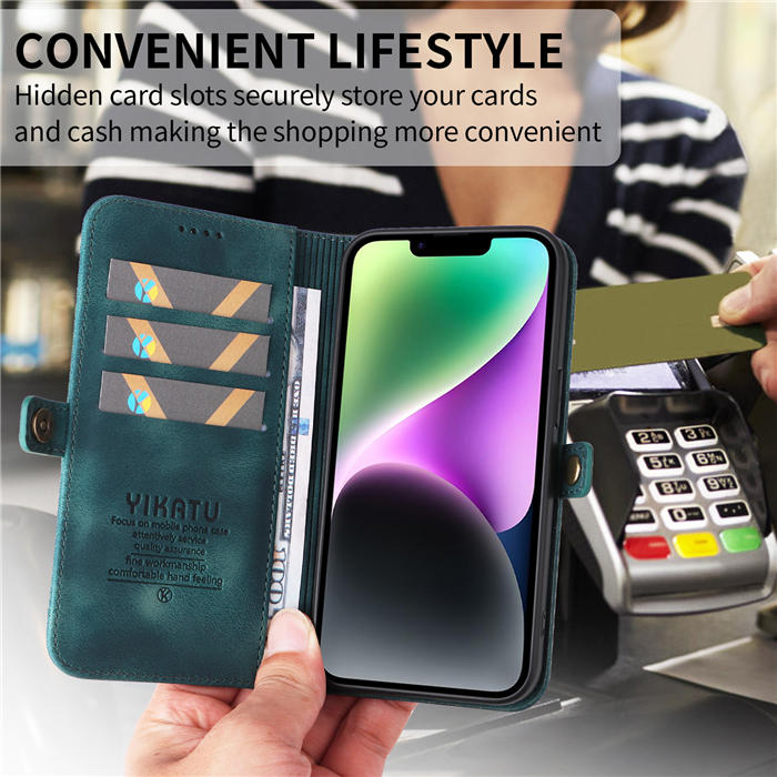 YIKATU Wallet Magnetic Stand Phone Case