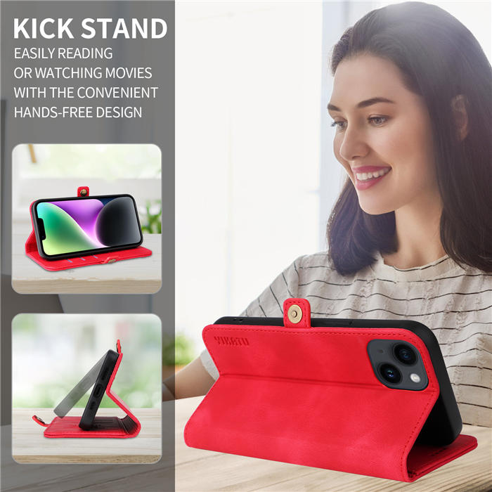 YIKATU Wallet Magnetic Stand Phone Case